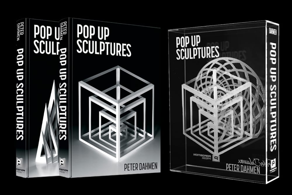 Buchcover und Sonderedition von »Pop Up Sculputres«