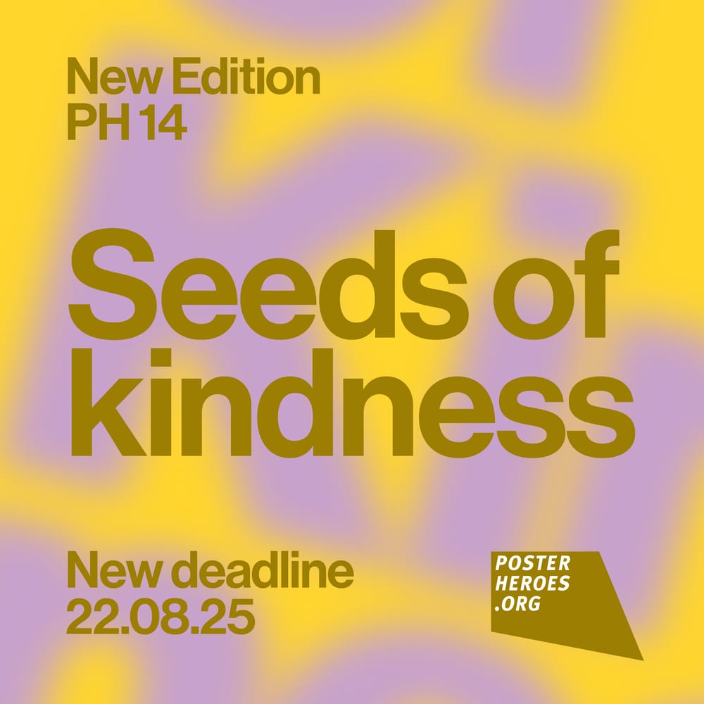 Aufruf zum Plakatwettbewerb "Seeds of kindness"